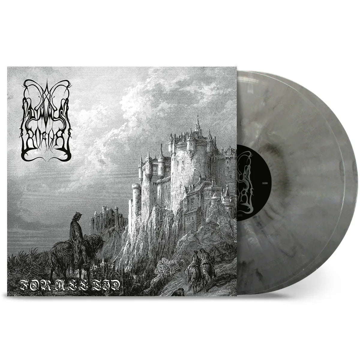 DIMMU BORGIR 'FOR ALL TID' 2LP (Silver/White/Black Marbled Vinyl)