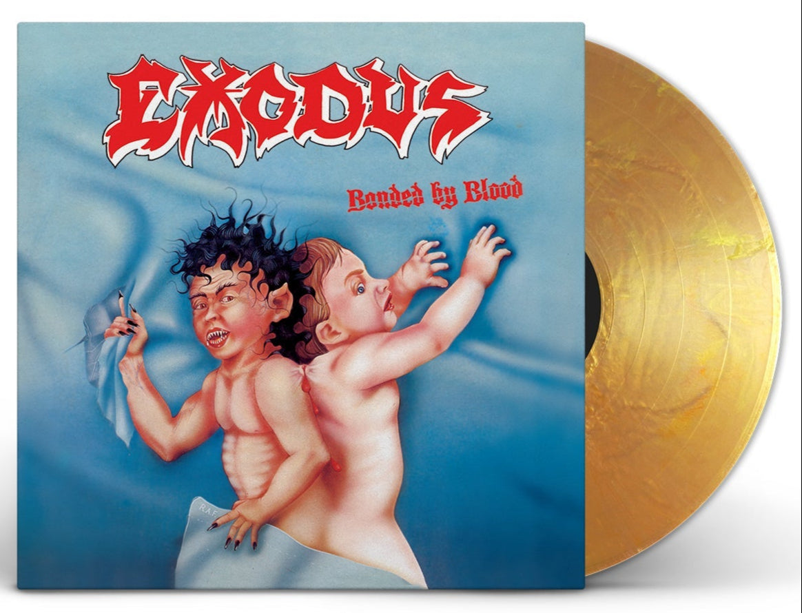 EXODUS ‘BONDED BY BLOOD’ 40TH ANNIVERSARY EDITION LP (Limited Edition – Only 500 made, Rust Alloy Vinyl)