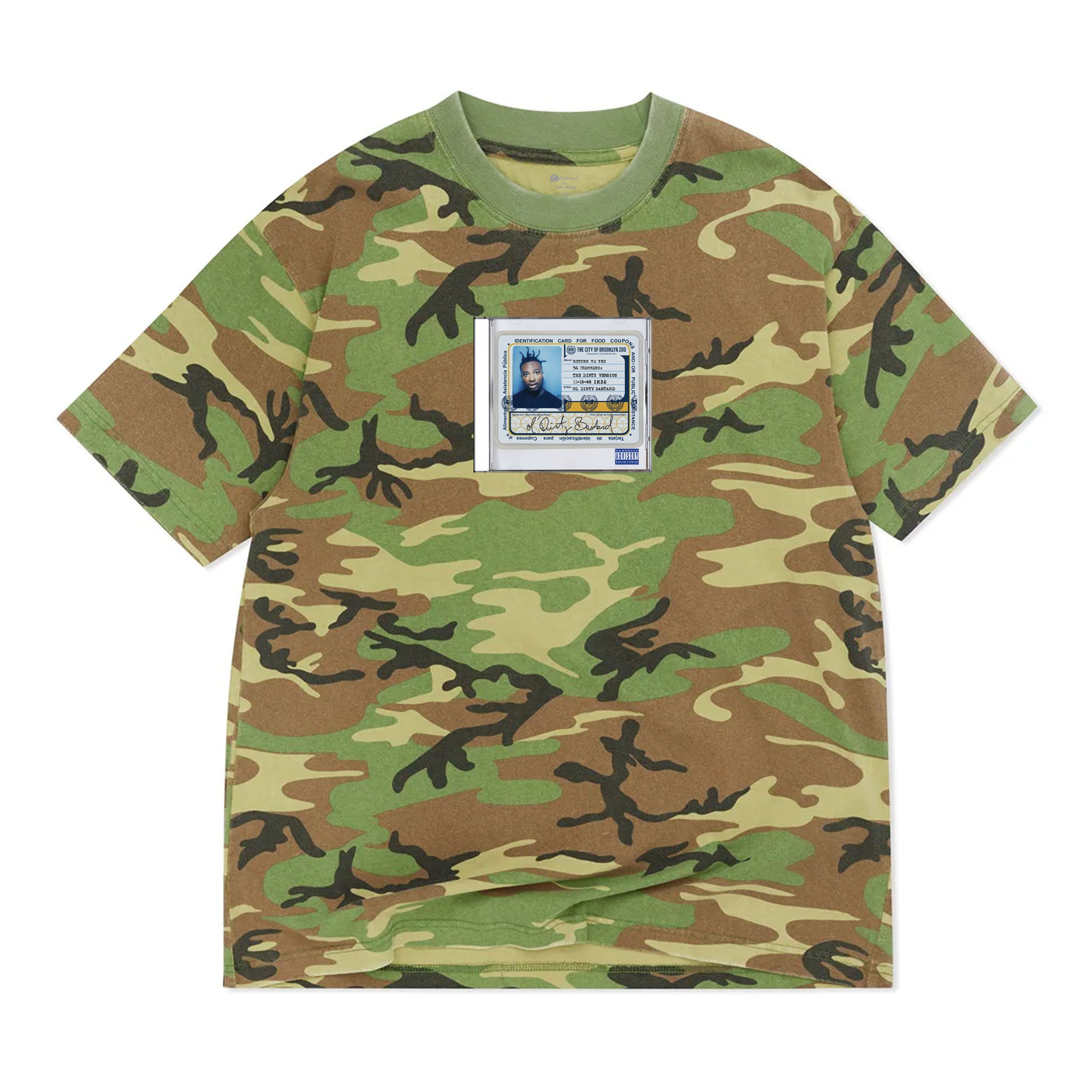 CD Tee Vintage Camo Front
