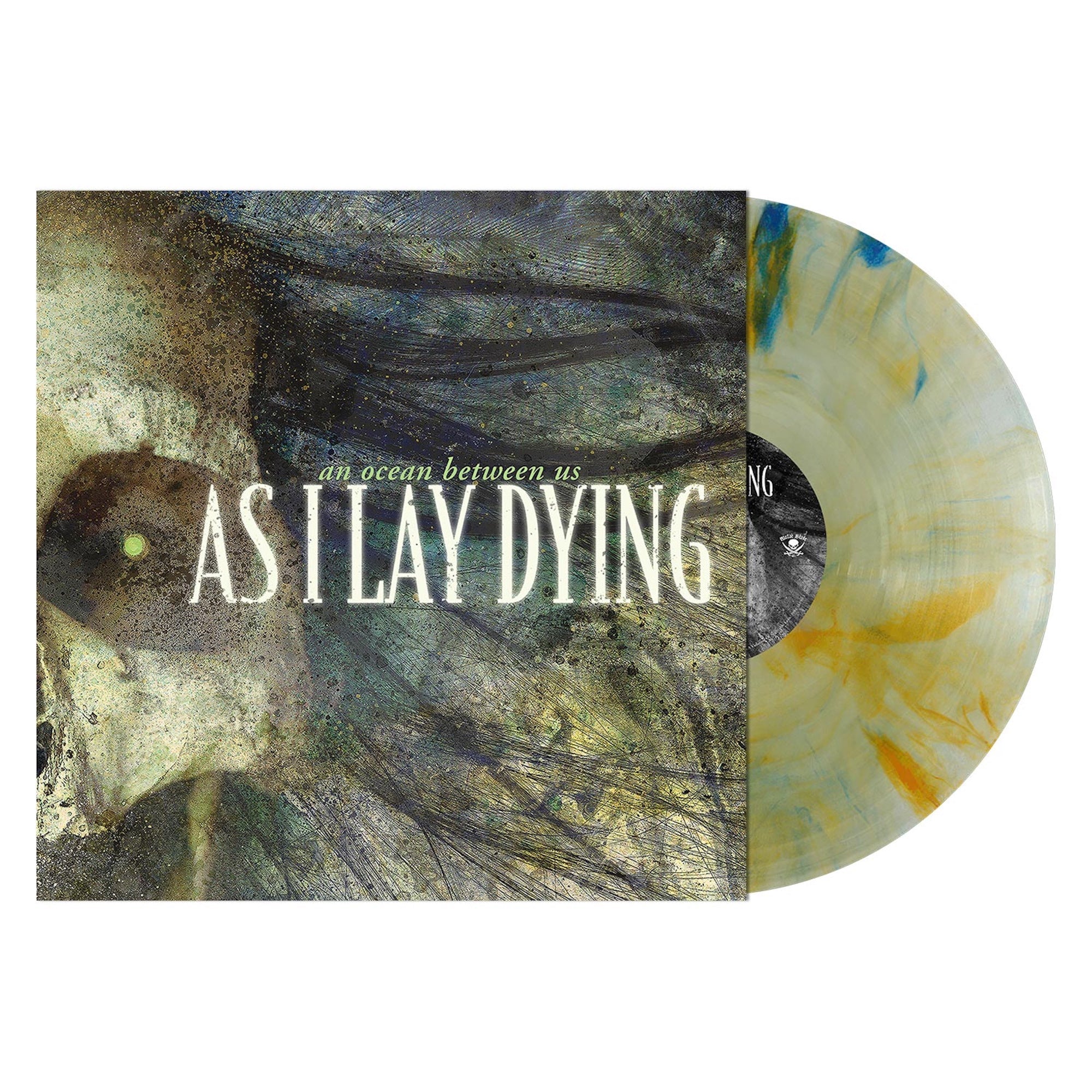 AS I LAY DYING 'AN OCEAN BETWEEN US' LP (Yellow & Blue Smoke Vinyl)