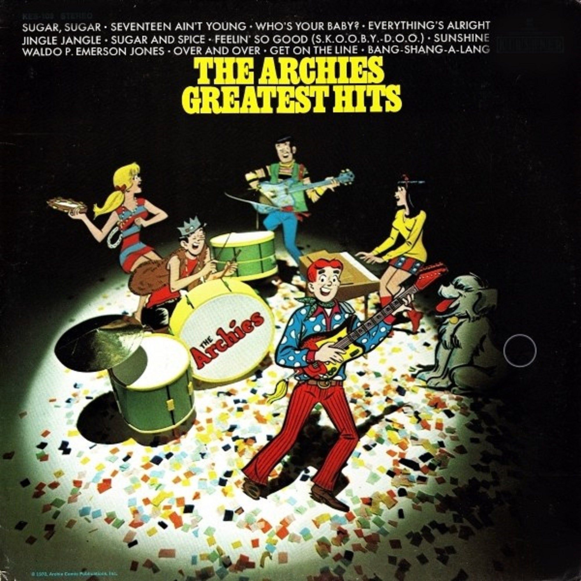 THE ARCHIES 'THE ARCHIES GREATEST HITS' LP (55th Anniversary, Sugar Sugar White Vinyl)