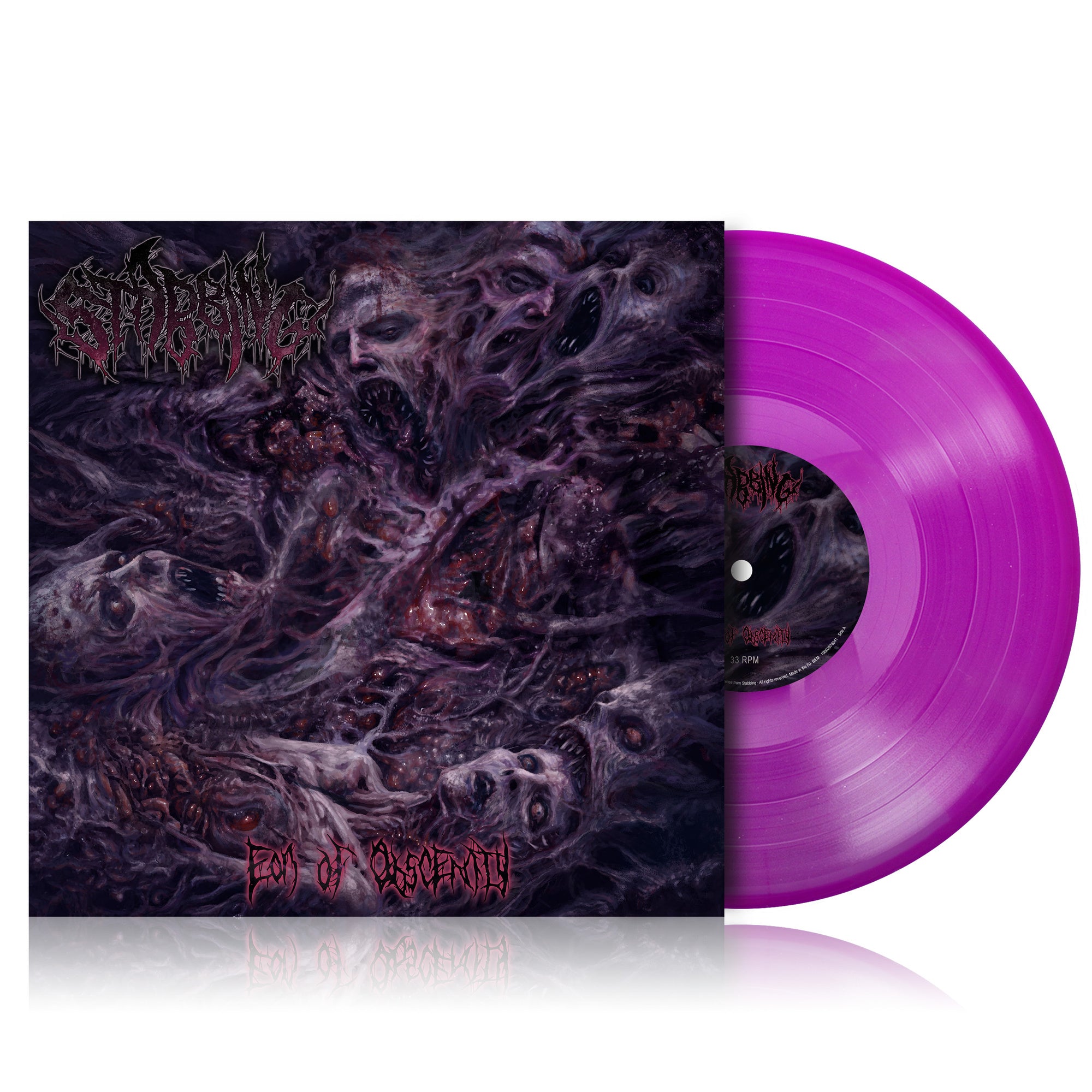 STABBING 'EON OF OBSCENITY' LP (Neon Violet Vinyl)