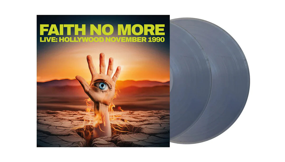FAITH NO MORE 'LIVE: HOLLYWOOD NOVEMBER 1990' 2LP (Clear Vinyl)