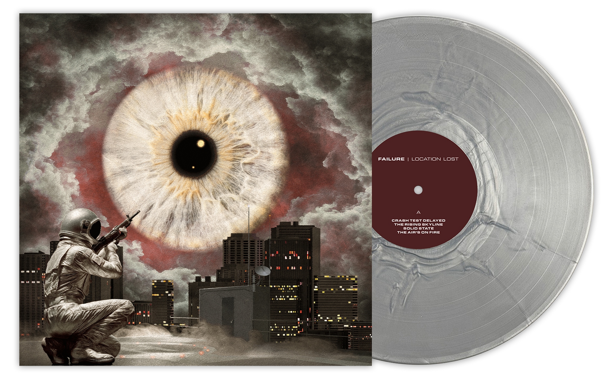 FAILURE 'LOCATION LOST' LP (Exclusive – Limited to 500, Opaque Silver Metallic Vinyl)