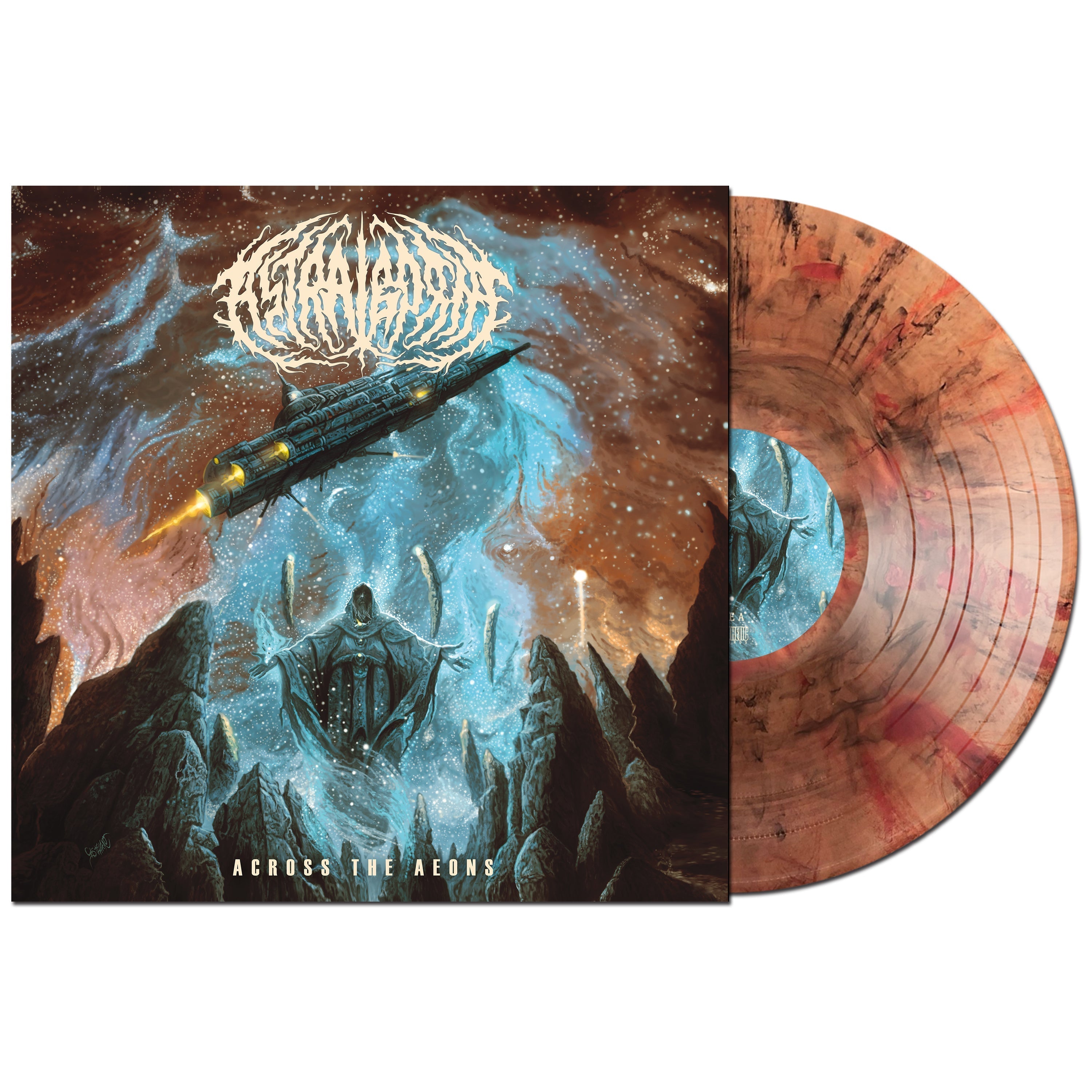 ASTRALBORNE 'ACROSS THE AEONS' LP (Celestial Rust Vinyl)