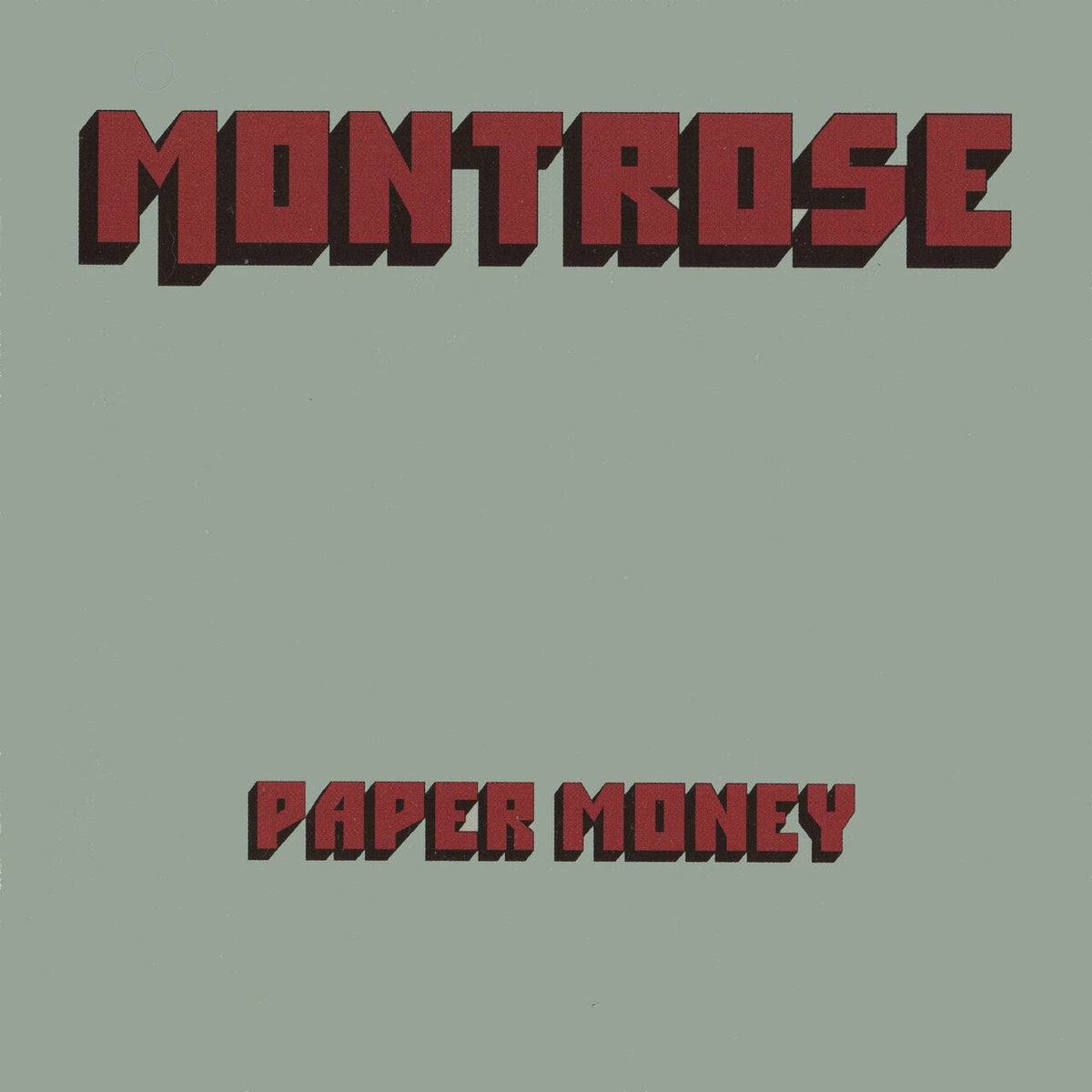 MONTROSE 'PAPER MONEY' (Clear Green Vinyl)