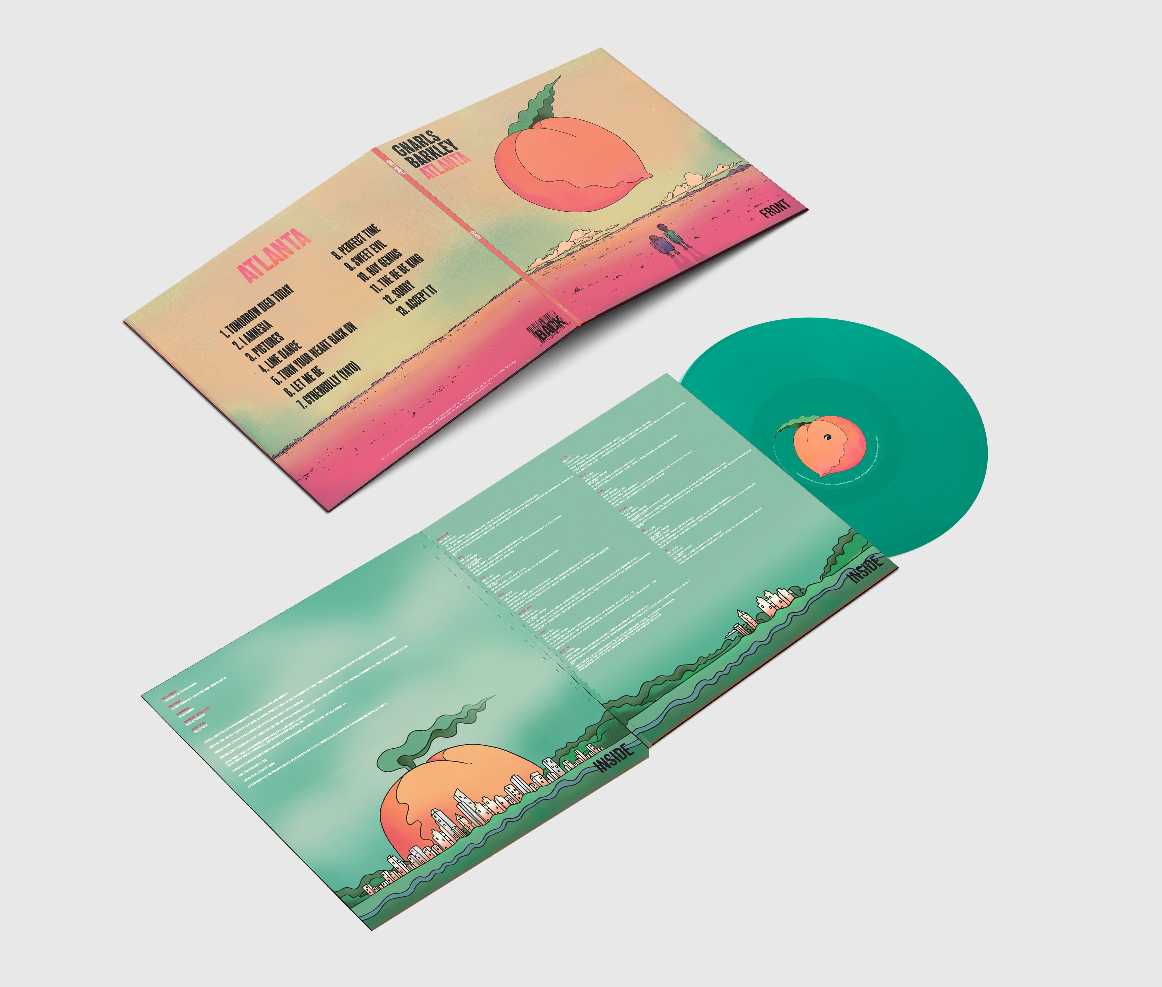 GNARLS BARKLEY 'ATLANTA' LP (Green Vinyl)