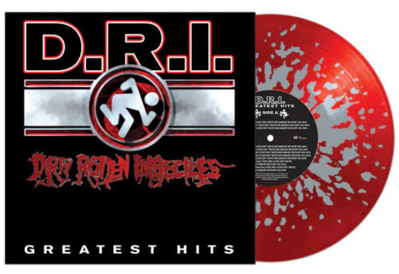 D.R.I. 'GREATEST HITS' LP (Red/Silver Splatter Vinyl)