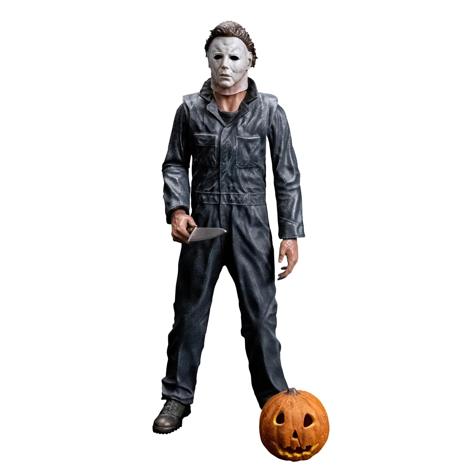 Halloween 1978 Michael Myers 8 Inch Figure Full Body Holding Knife no Background