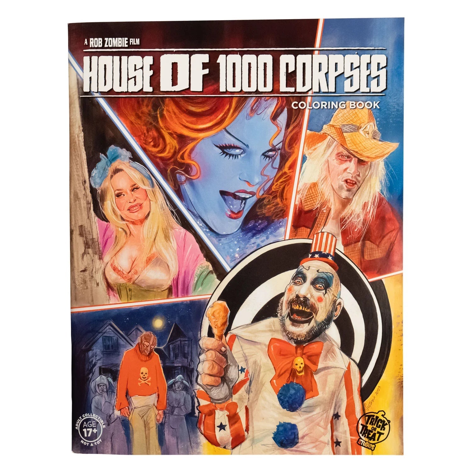 House of 1000 Corpses Coloring Book Front