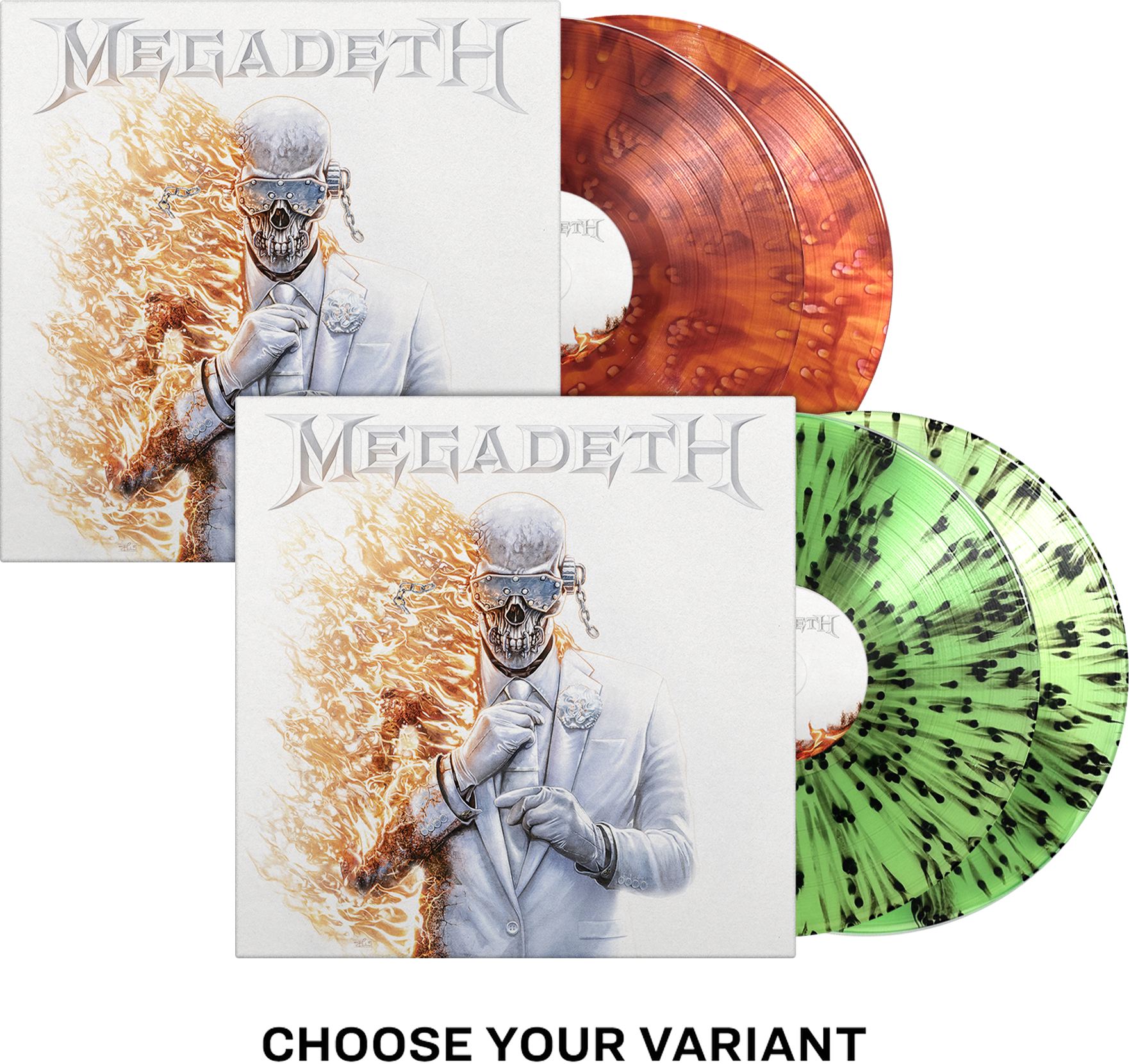 MEGADETH ‘MEGADETH’ 2LP (Exclusive – Limited to 300 Each, Various Color Vinyl)