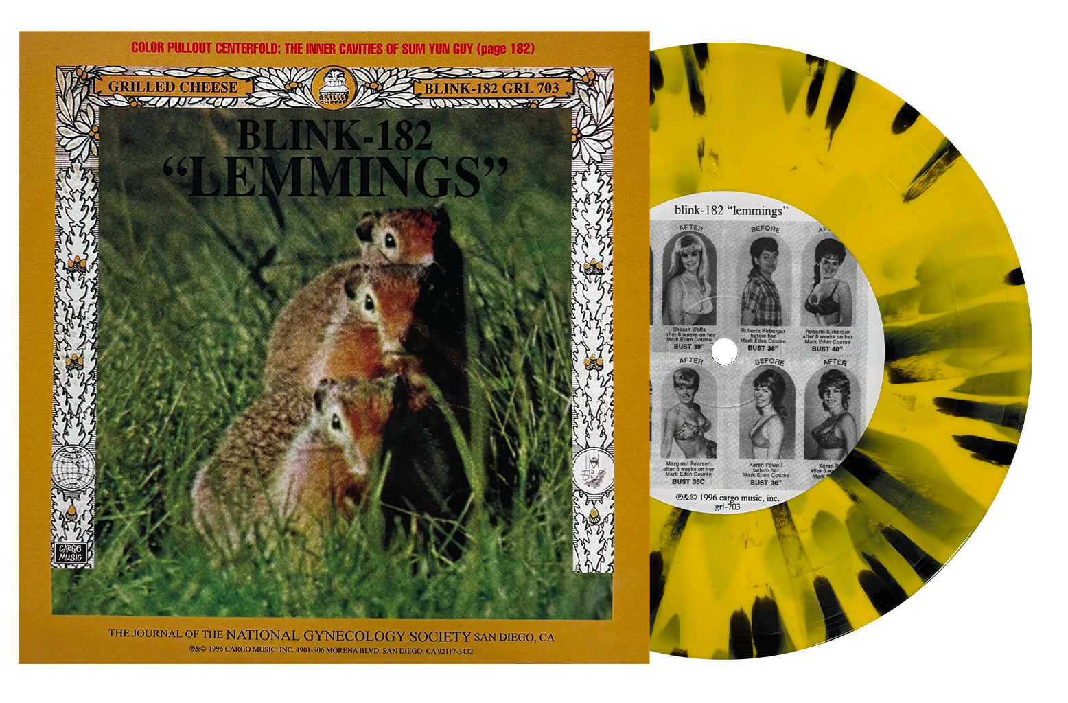 BLINK 182/SWINDLE 'LEMMINGS SPLIT' 7” (Exclusive – Limited to 300, Mus