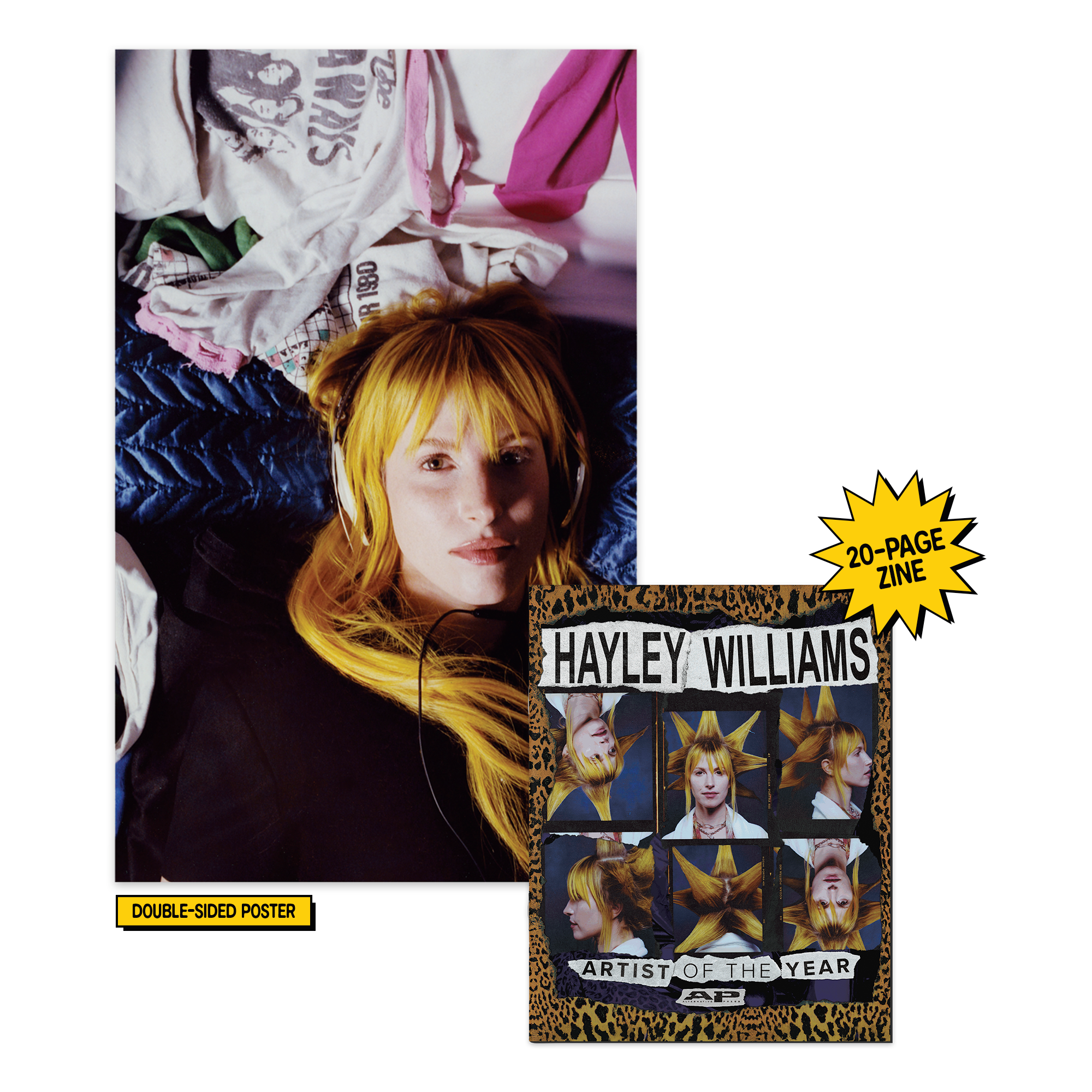 HAYLEY WILLIAMS x ALT PRESS ARTIST OF THE YEAR ZINE + POSTER