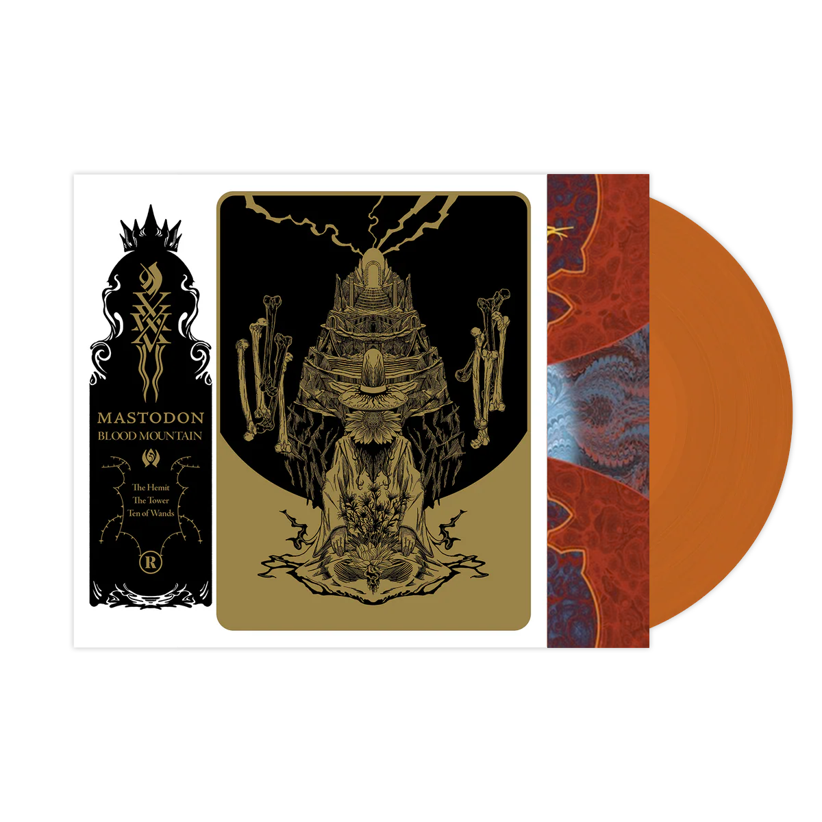 MASTODON 'BLOOD MOUNTAIN' LP (Exclusive – Orange Vinyl) w/ SIGNED 12