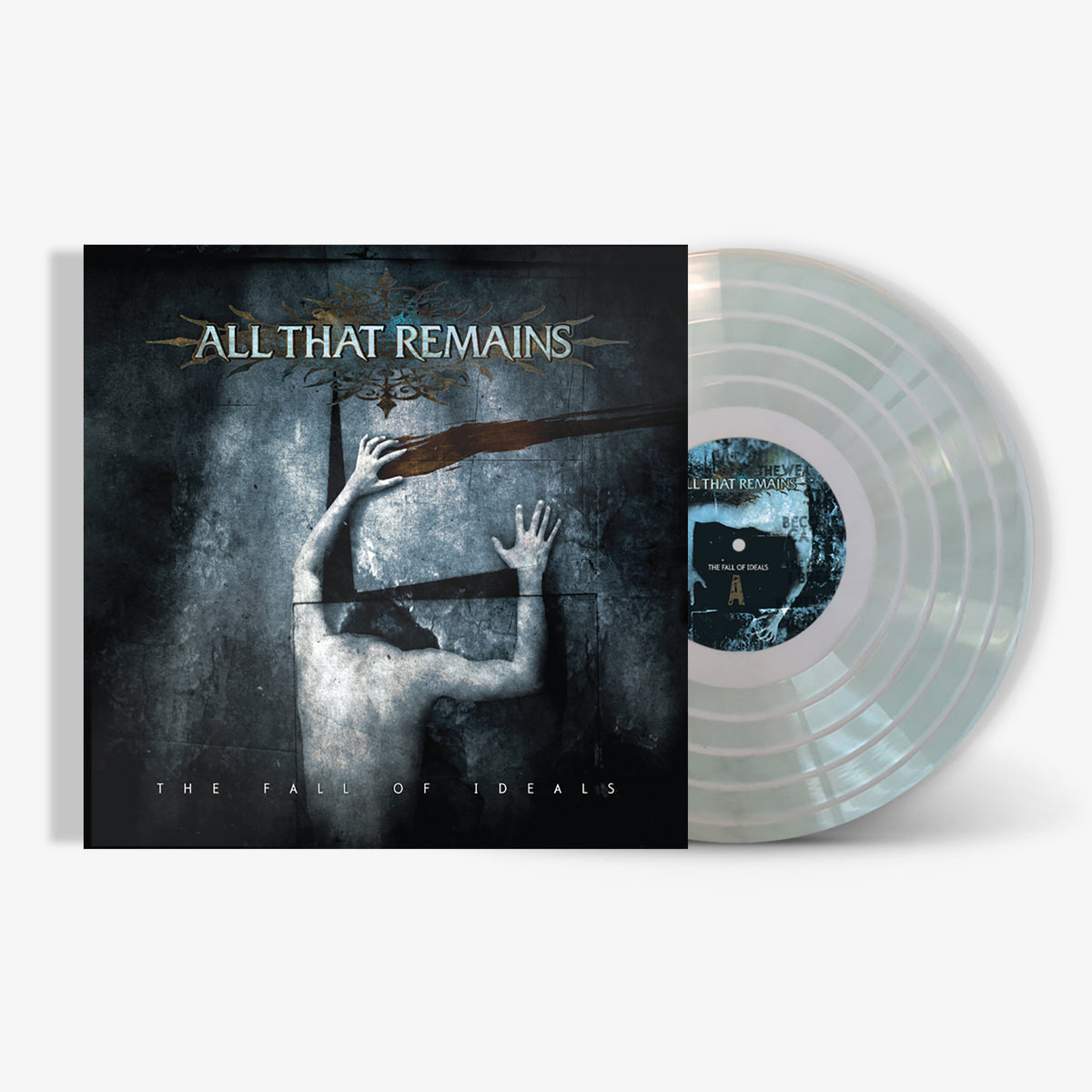 ALL THAT REMAINS'THE FALL OF IDEALS' LIMITED-EDITION CRYSTAL CLEAR LP ' ONLY 1000 MADE