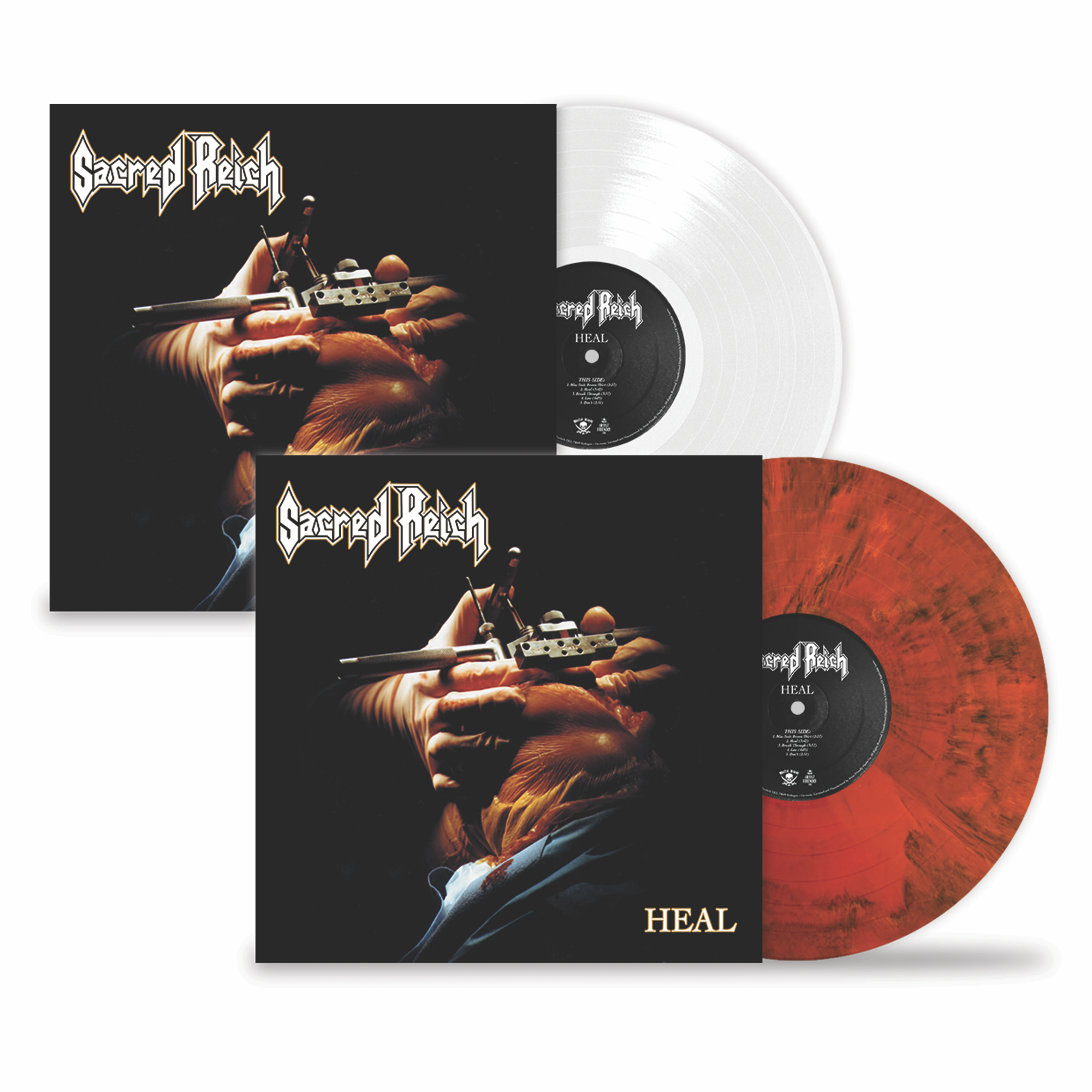 SACRED REICH ‘HEAL’ LP (Limited Edition – Only 250 Made Each, Various Color Vinyl)
