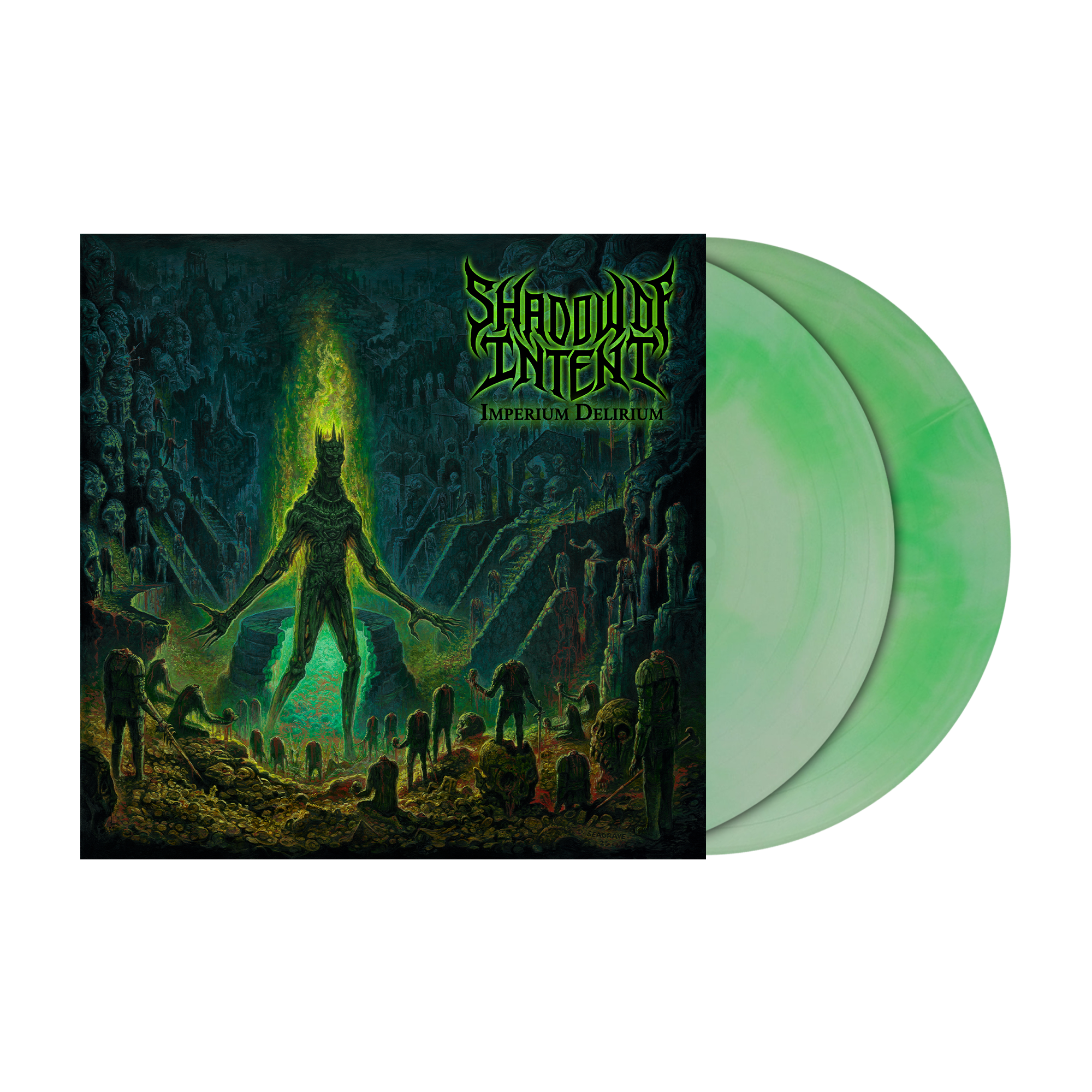 SHADOW OF INTENT ‘IMPERIUM DELIRIUM’ 2LP (Limited Edition – Only 200 Made, Green and Bone Galaxy Vinyl)