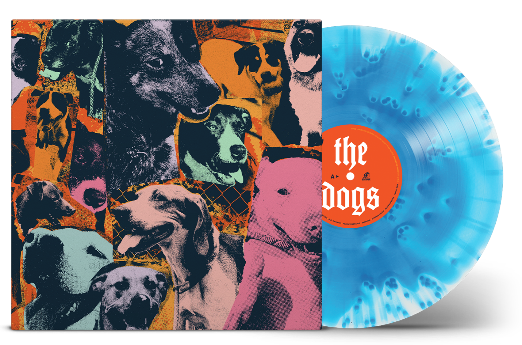 VARIOUS ARTISTS ‘THE DOGS OF HOPE’ LP (Limited Edition – Only 100 Made, Cloudy Blue Splatter Vinyl)