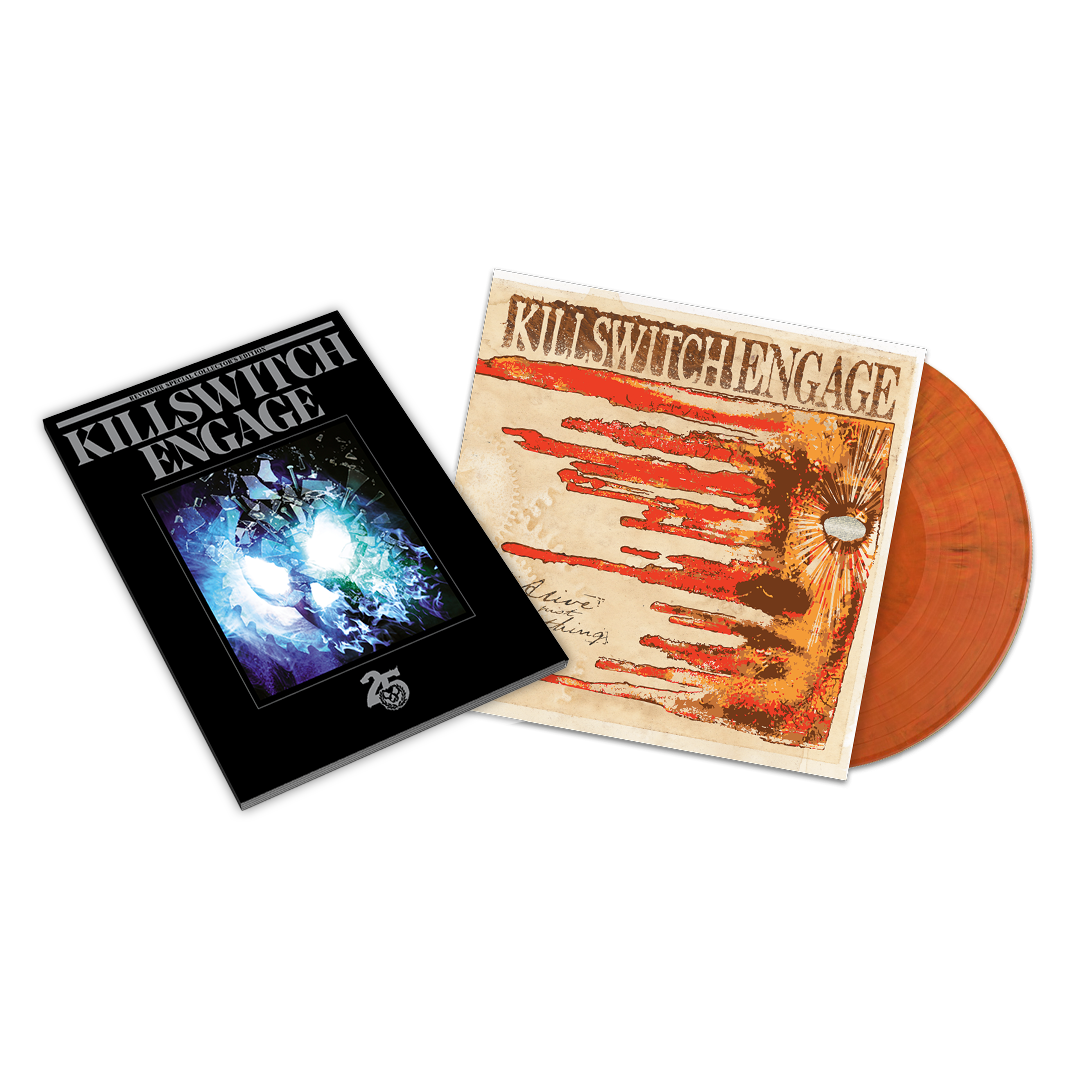 KILLSWITCH ENGAGE'ALIVE OR JUST BREATHING' LP (Limited Edition ' Only 500 Made, Voodoo Vinyl) + "SKULL COVER" SPECIAL COLLECTOR'S EDITION DELUXE MAGAZINE