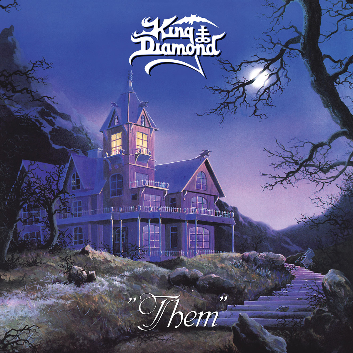KING DIAMOND 'THEM' LP (Blue w/ Black Marble Vinyl)