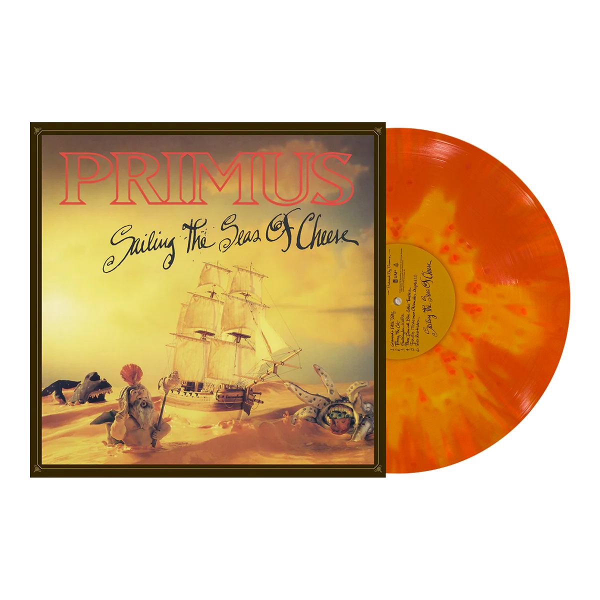 PRIMUS ‘SAILING THE SEAS OF CHEESE’ LP (Limited Edition – Cheese Melt Vinyl)
