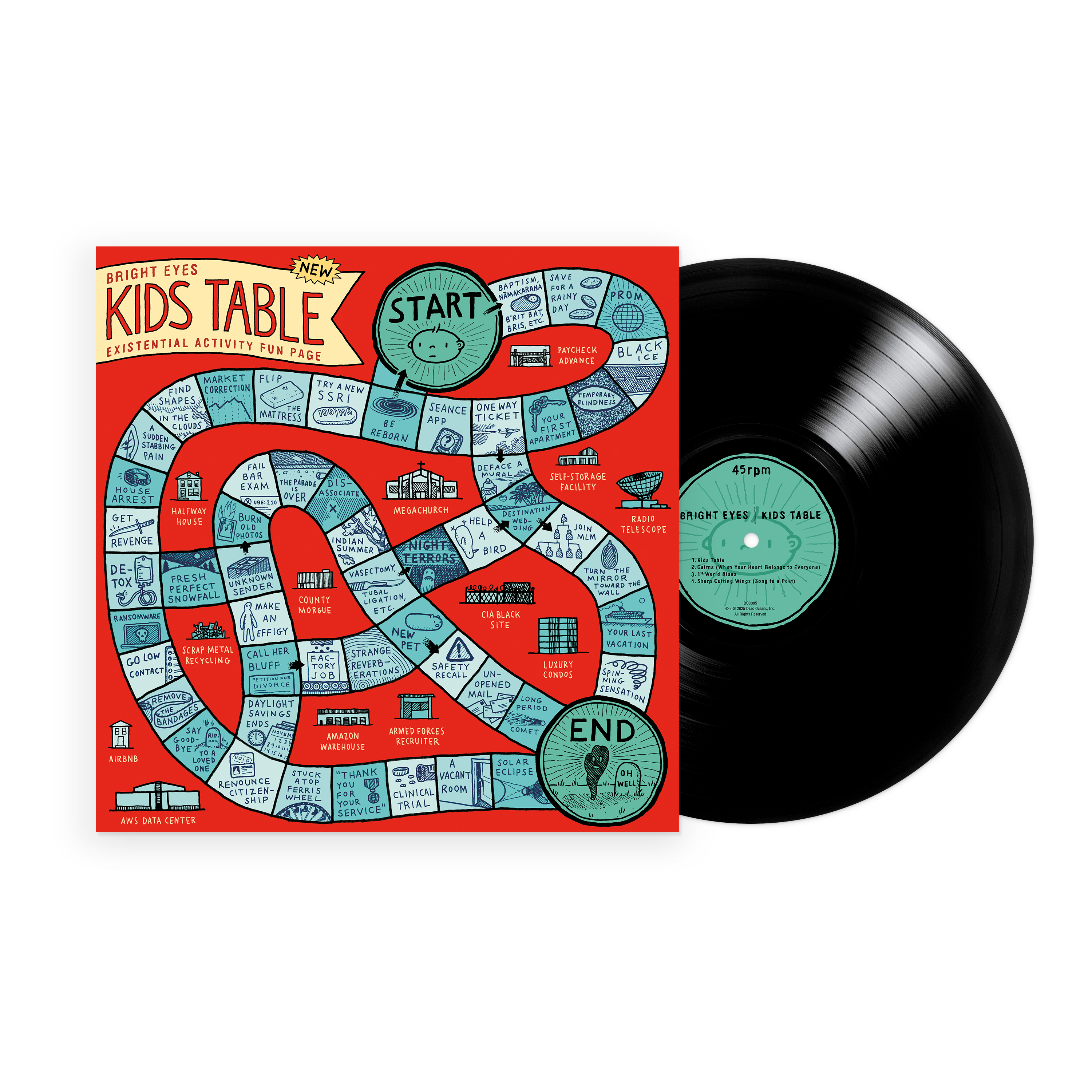 BRIGHT EYES 'KIDS TABLE' 12" EP