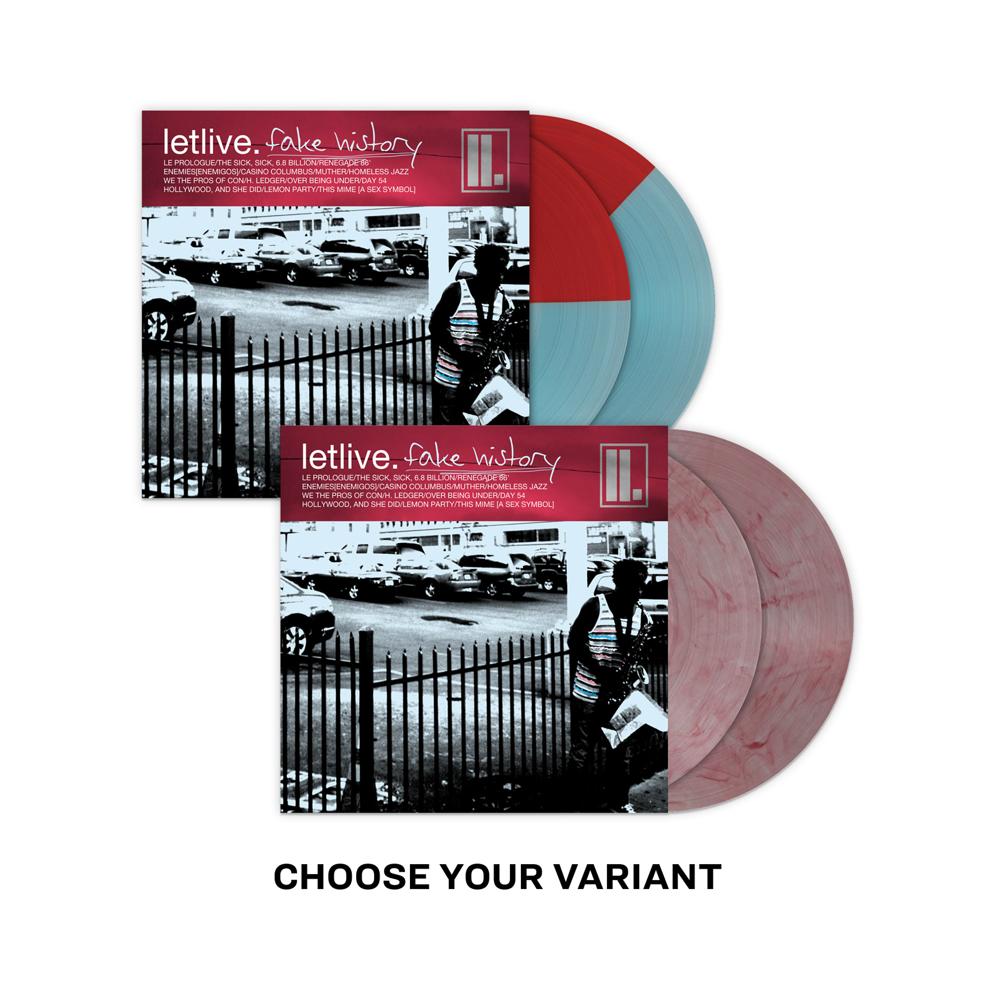 LETLIVE ‘FAKE HISTORY’ 2LP (Exclusive – Limited Edition, Various Color Vinyl)