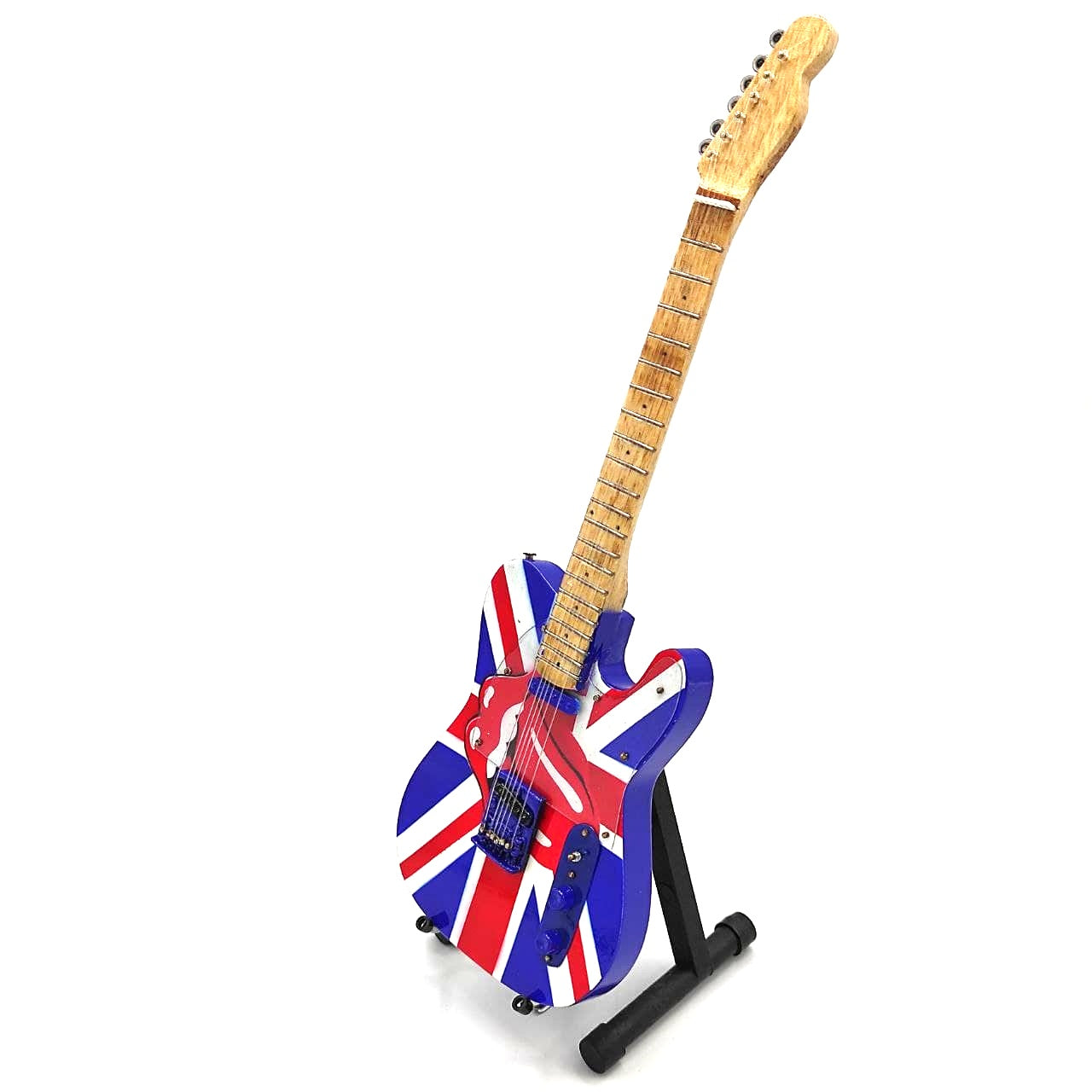 ROLLING STONES - TONGUE UK DESIGN MINI GUITAR