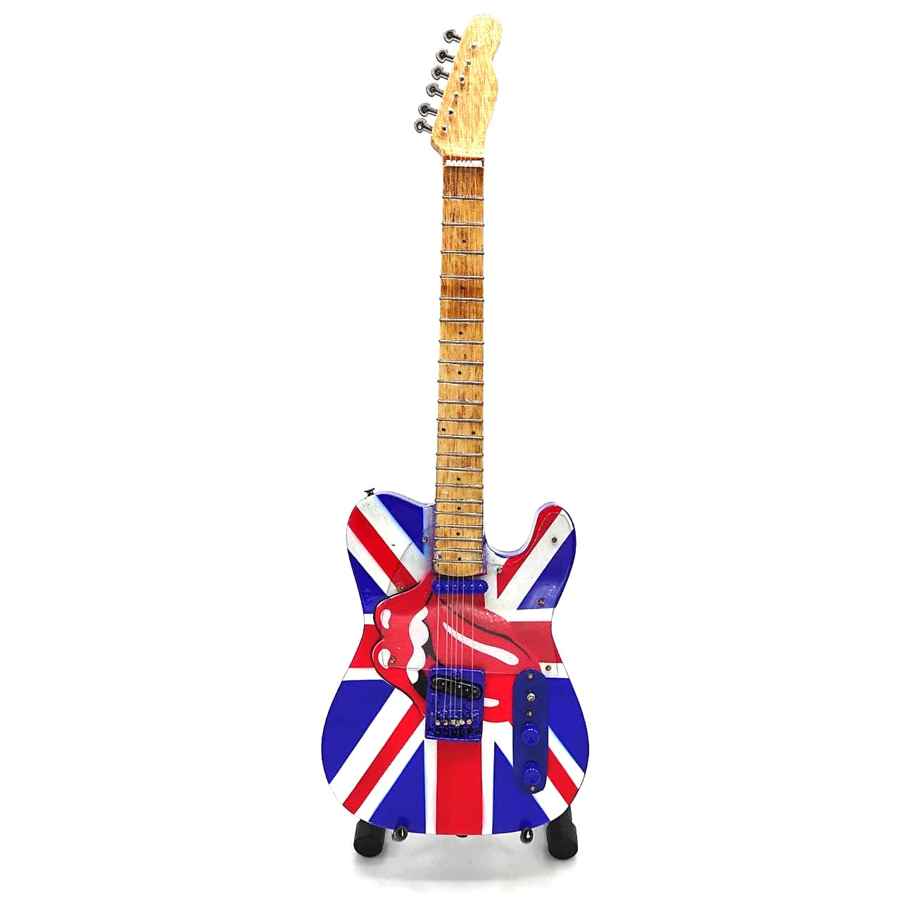 ROLLING STONES - TONGUE UK DESIGN MINI GUITAR