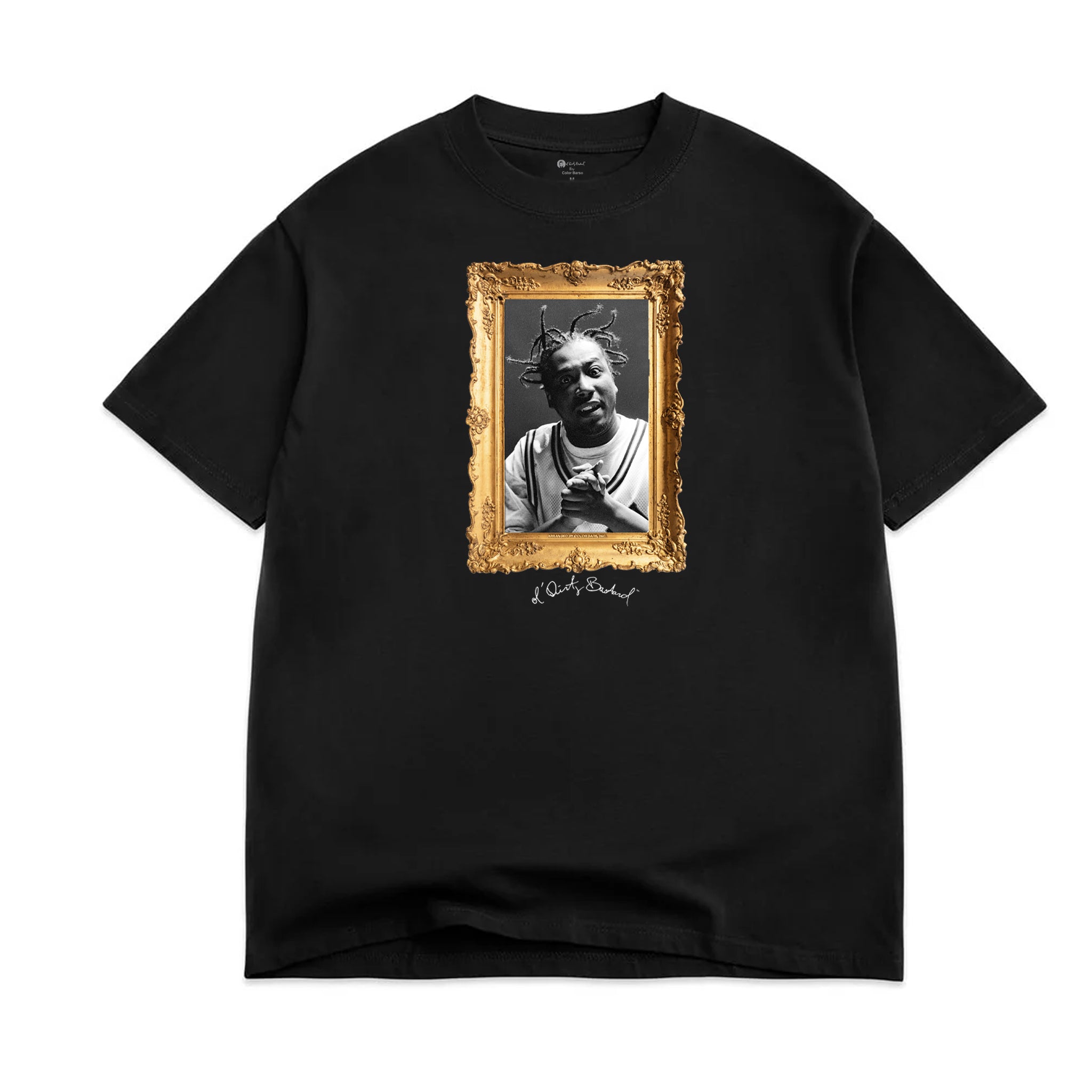 Portrait Tee Black Front
