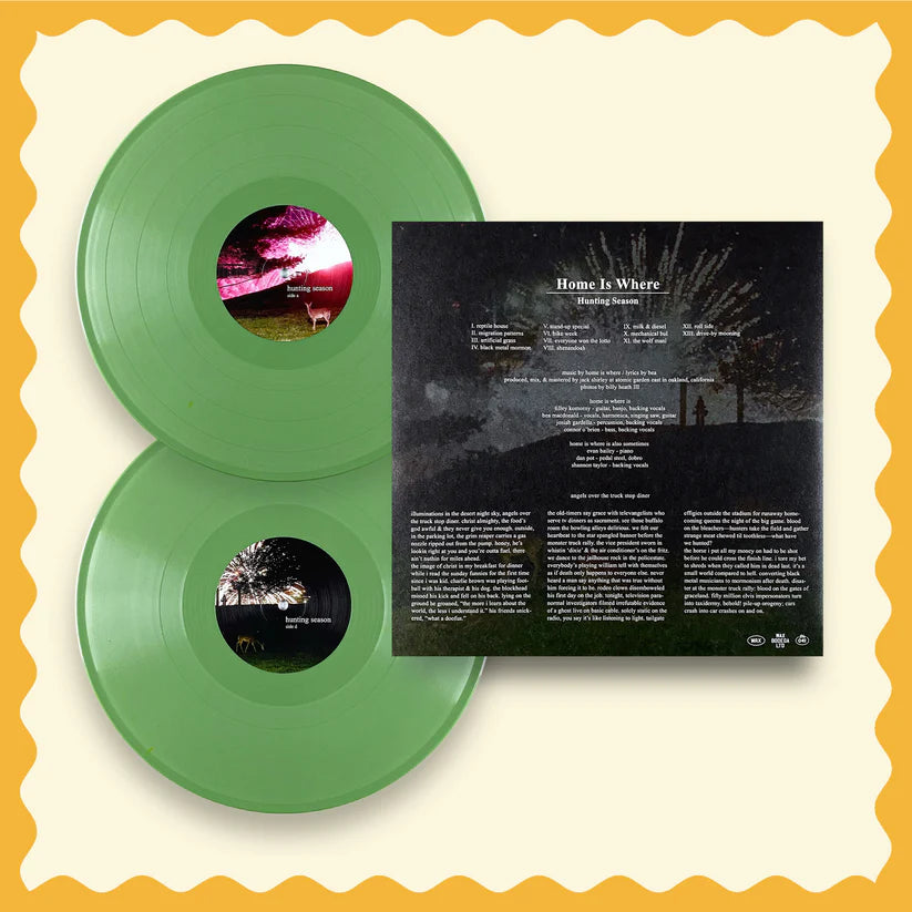 HOME IS WHERE 'HUNTING SEASON' 2LP (Green Vinyl)