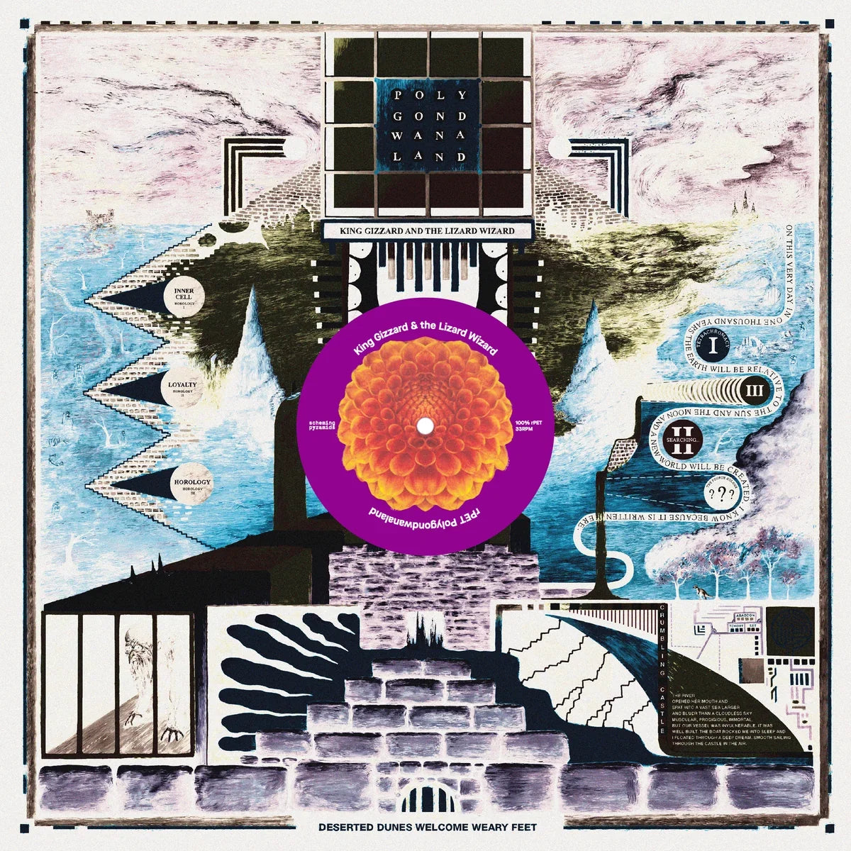 KING GIZZARD & THE LIZARD WIZARD 'POLYGONDWANALAND' LP (Translucent Purple Vinyl)
