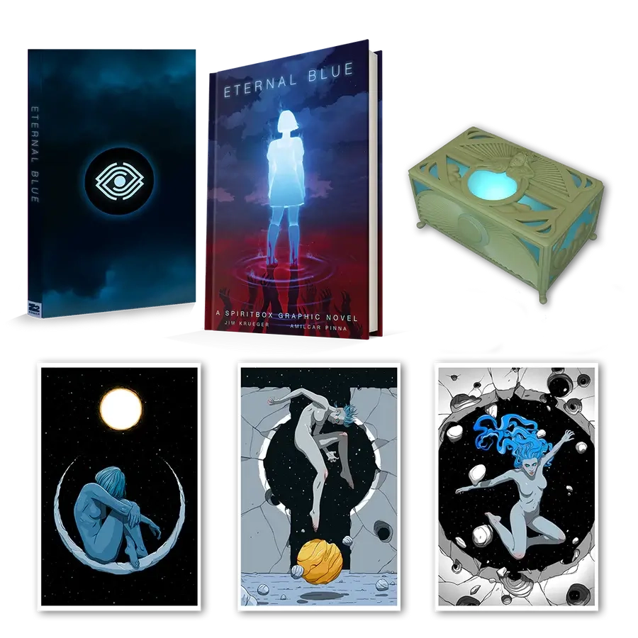 SPIRITBOX: ETERNAL BLUE DELUXE EDITION WITH FUNCTIONING SPIRITBOX BUNDLE