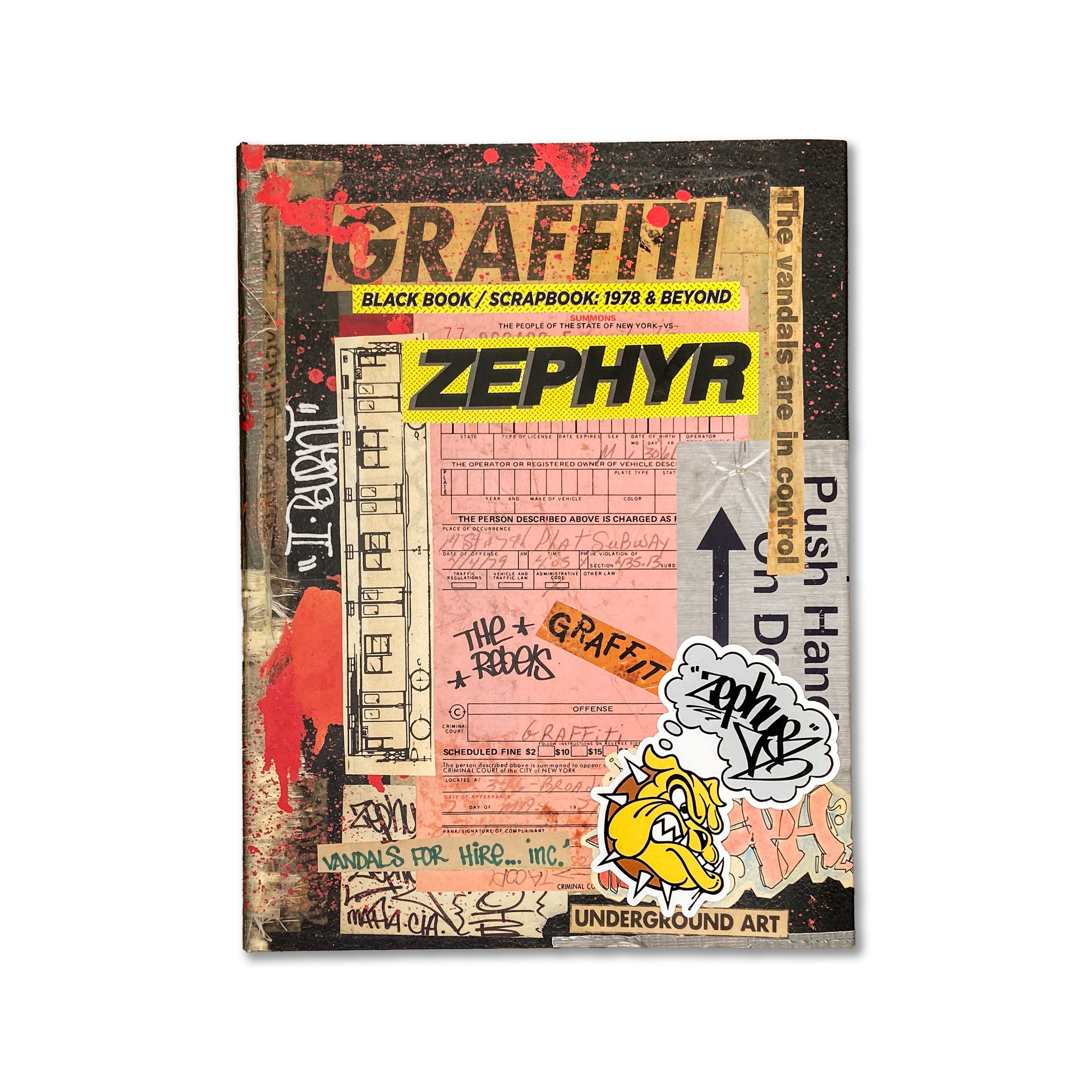 ZEPHYR "GRAFFITI BLACL BOOK/SCRAPBOOK: 1978 & BEYOND” BOOK