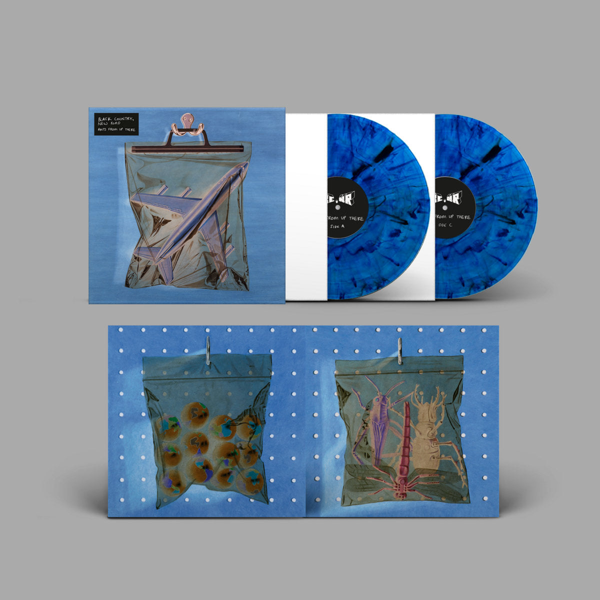BLACK COUNTRY, NEW ROAD 'ANTS FROM UP THERE' 2LP (Blue Marbled Vinyl)