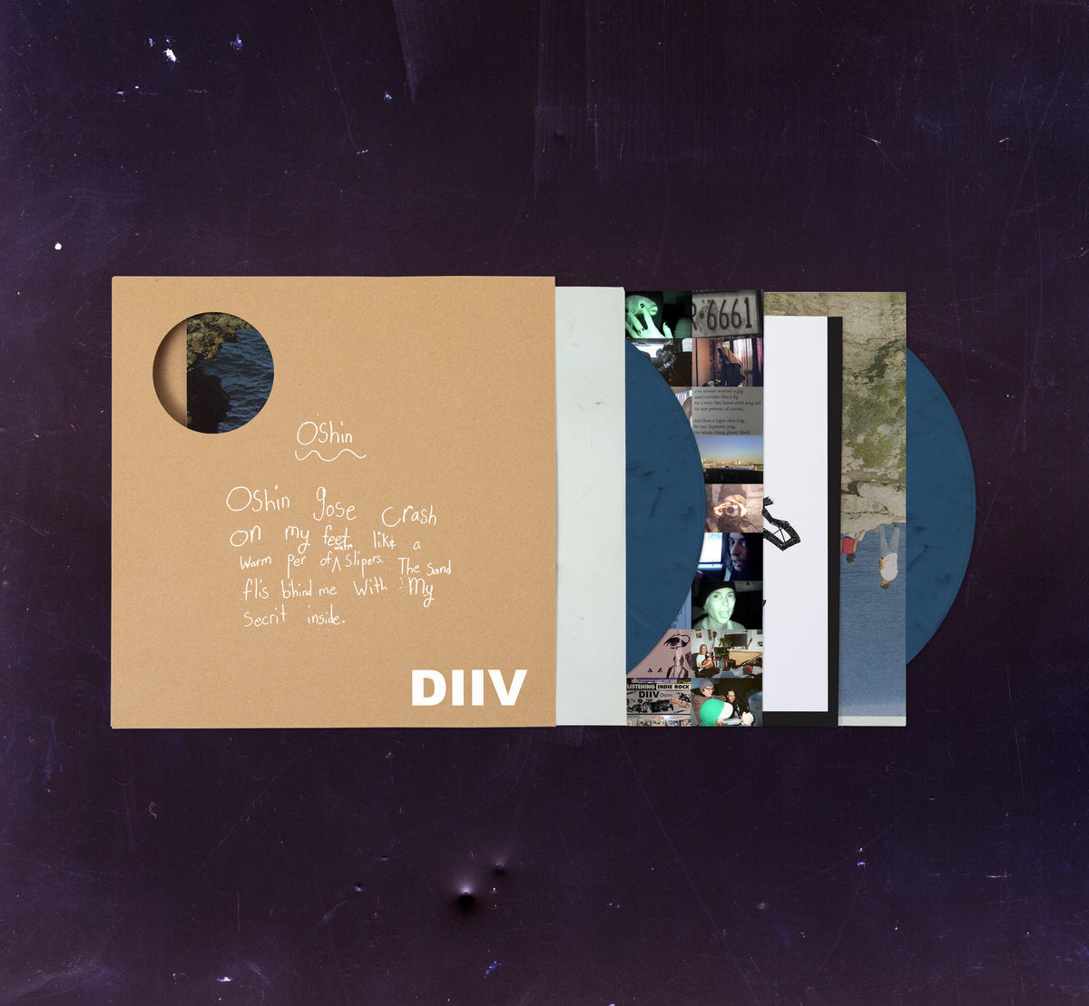 DIIV 'OSHIN' 2LP + BOOK (10th Anniversary, Blue Marble Vinyl)