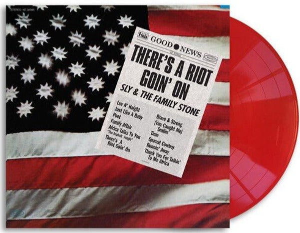 SLY & THE FAMILY STONE 'THERE'S A RIOT GOING ON' LP (Red Vinyl)