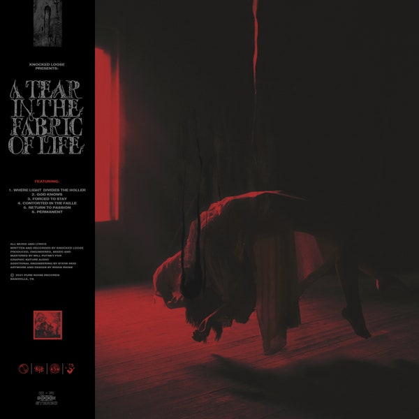 KNOCKED LOOSE 'A TEAR IN THE FABRIC OF LIFE' 12" EP