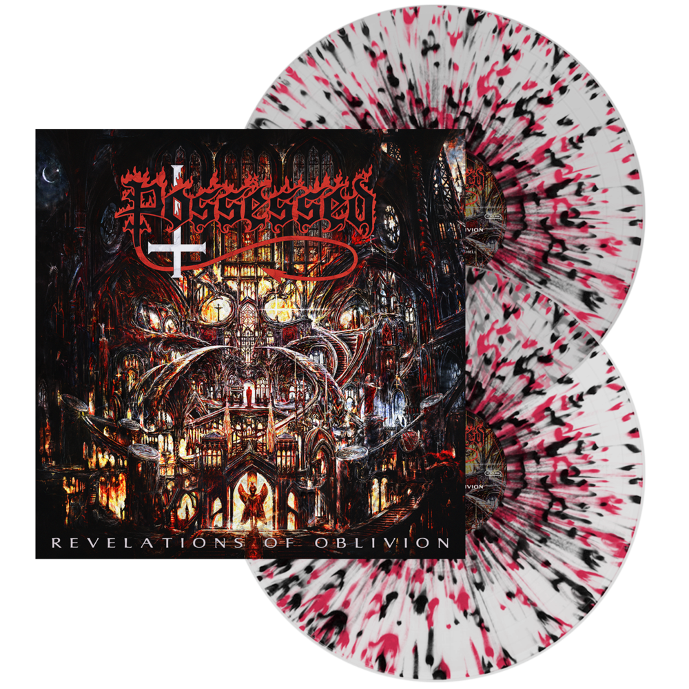 POSSESSED 'REVELATIONS OF OBLIVION' 2LP (Clear, Red, & Black Splatter Vinyl)