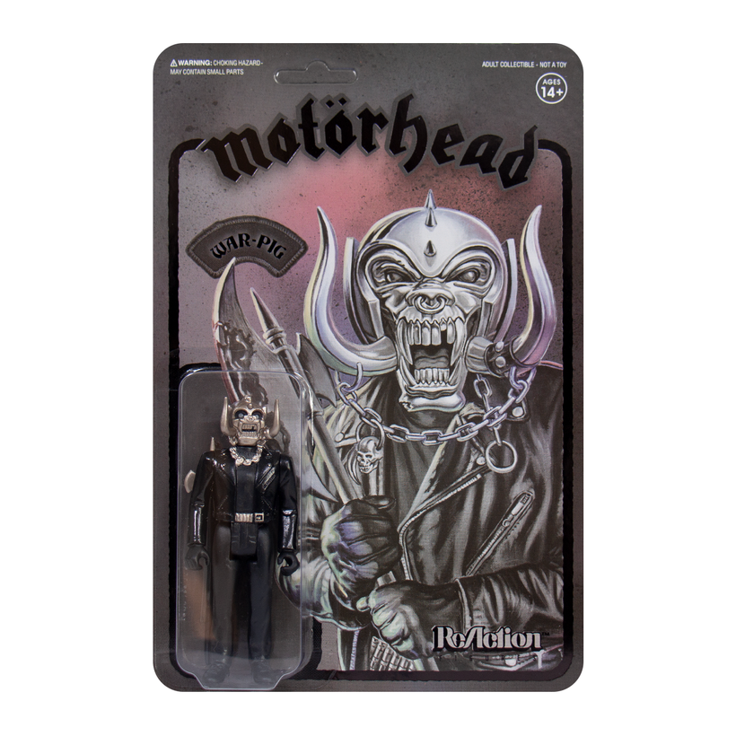 MOTORHEAD REACTION FIGURE 'WARPIG' BLACK SERIES