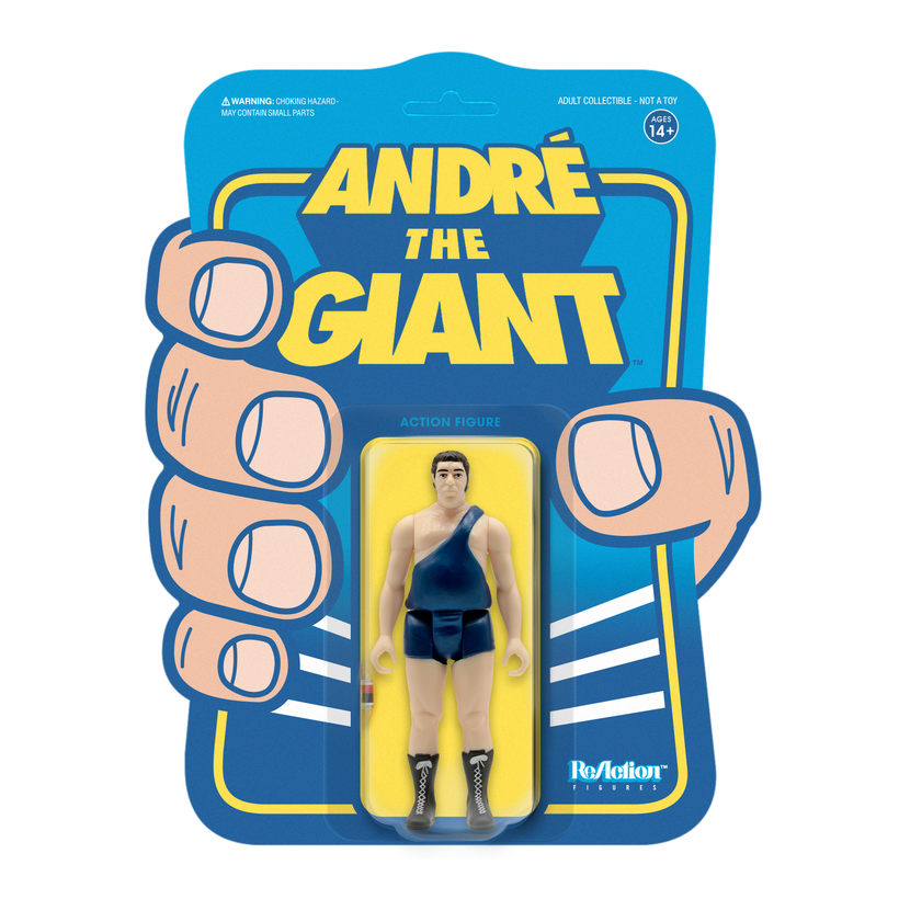 ANDRE THE GIANT REACTION FIGURE - SINGLET (BLUE CARD)