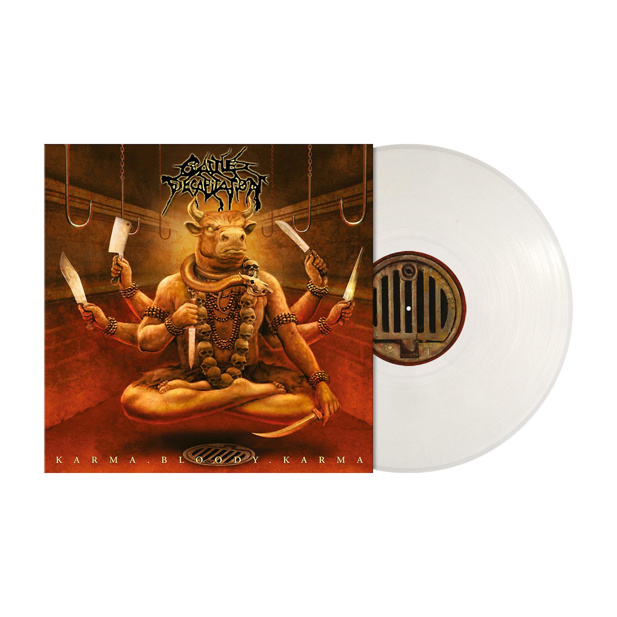 CATTLE DECAPITATION 'KARMA.BLOODY.KARMA' LP (White Vinyl)