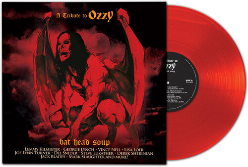 'BAT HEAD SOUP - A TRIBUTE TO OZZY' LP (Red Vinyl, Featuring Lemmy, George Lynch, Vince Neil and more)
