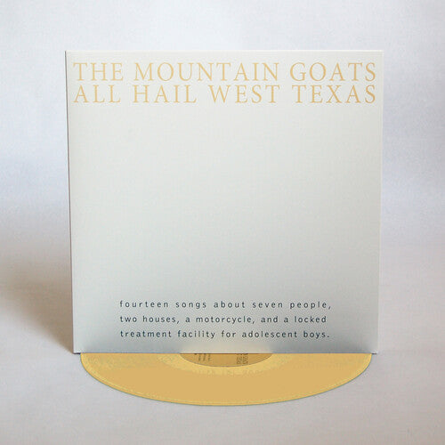 THE MOUNTAIN GOATS 'ALL HAIL WEST TEXAS' LP (Yellow Vinyl)