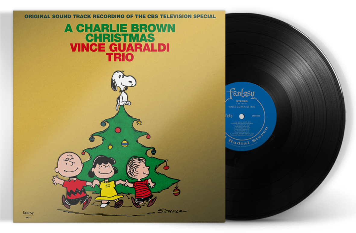 VINCE GUARALDI TRIO 'A CHARLIE BROWN CHRISTMAS' LP (Limited Edition, 2022 Gold Foil Edition)