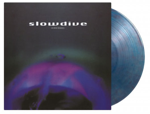 SLOWDIVE '5 EP IN MIND REMIXES' EP (Translucent Blue & Red Swirl Vinyl