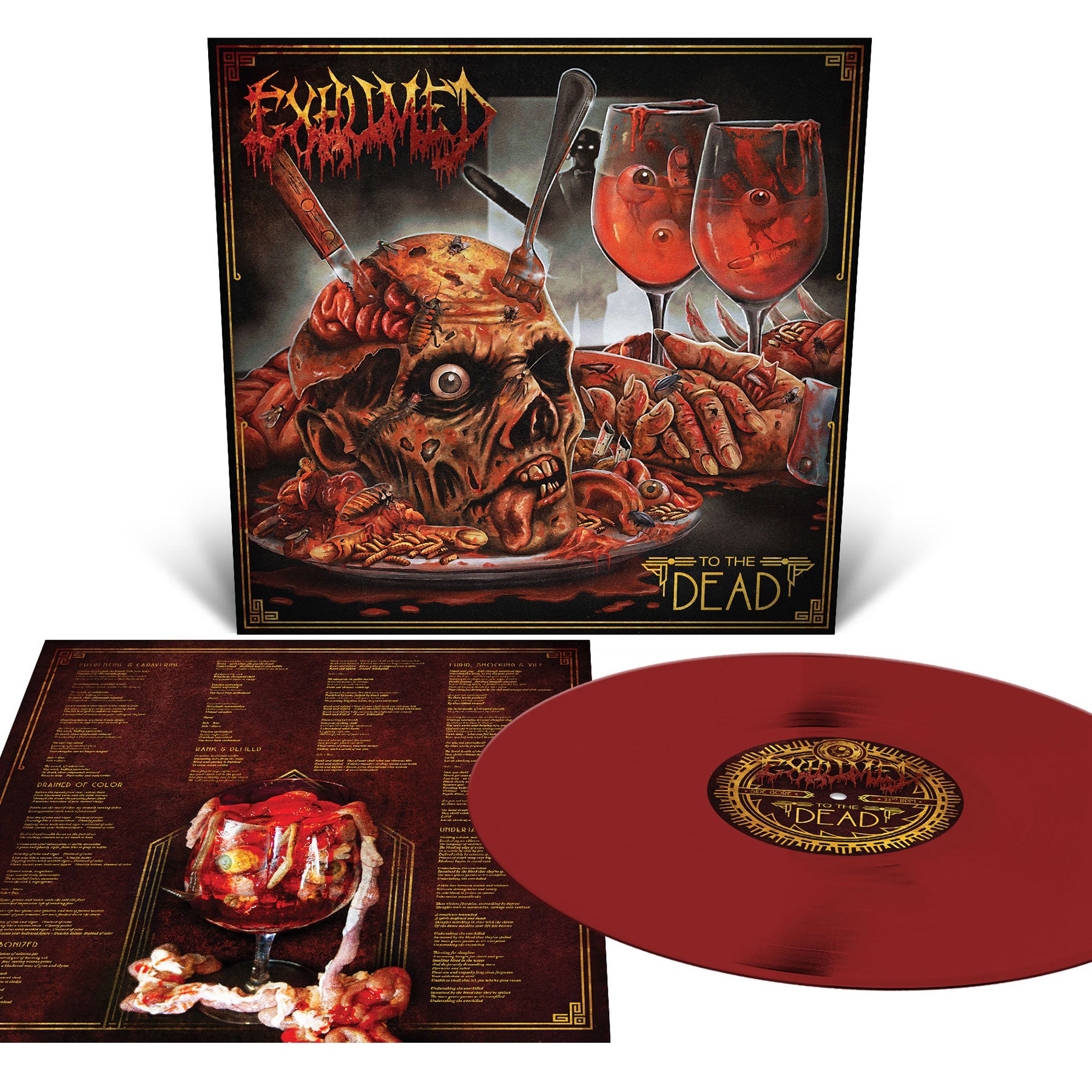 EXHUMED 'TO THE DEAD' LP (Oxblood Vinyl)