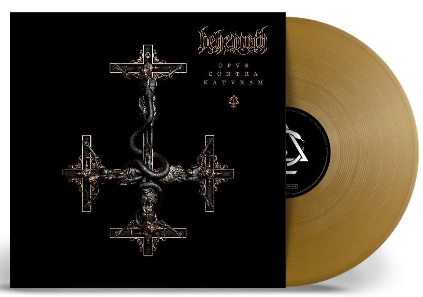 BEHEMOTH 'OPVS CONTRA NATVRAM' LP (Limited Edition – Only 350 Made, Gold Vinyl)