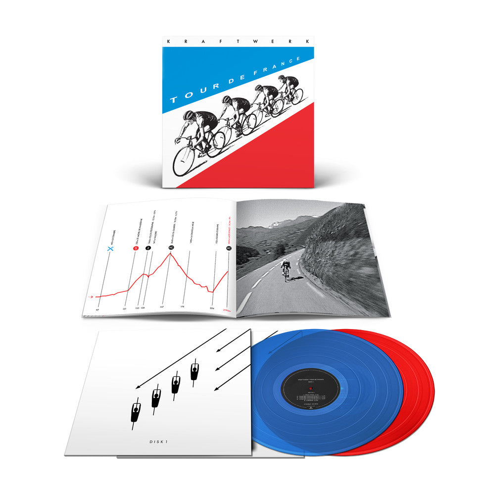 KRAFTWERK 'TOUR DE FRANCE' 2LP (Red & Blue Vinyl)