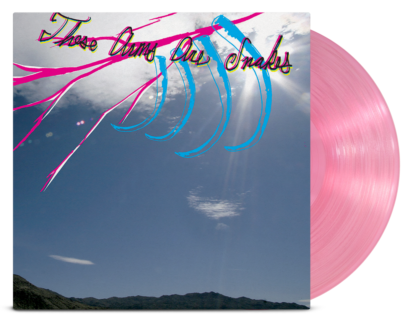 THESE ARMS ARE SNAKES 'EASTER' LIMITED EDITION TRANSLUCENT PINK LP — ONLY 300 MADE